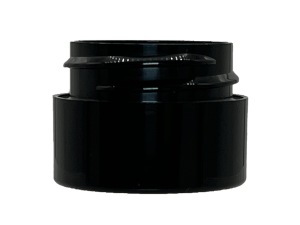 0.125 oz 33-400 Black PP Thick Wall Jar