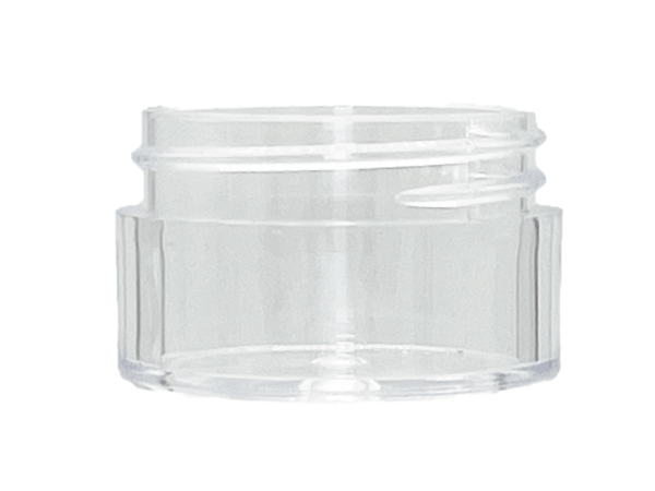 0.125 oz 33-400 Clear PS Thick Wall Jar