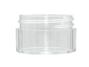 0.25 oz 33-400 Clear PS Thick Wall Jar