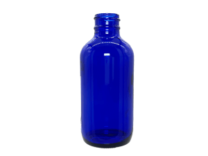0.5 oz 18-400 Blue Glass Boston Round