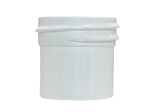 0.5 oz 33-400 White PP Single Wall Jar