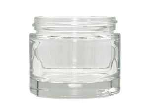 0.5 oz 43-400 Clear Glass Straight Sided Jar