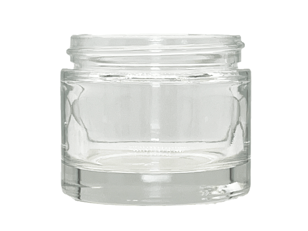 0.5 oz 43-400 Clear Glass Straight Sided Jar
