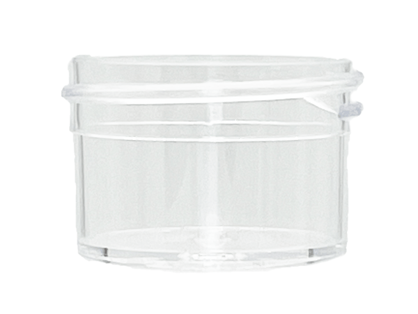 0.5 oz 43-400 Clear PS Single Wall Jar