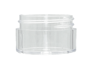 0.5 oz 43-400 Clear PS Thick Wall Jar