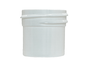 0.5 oz 43-400 White PP Single Wall Jar
