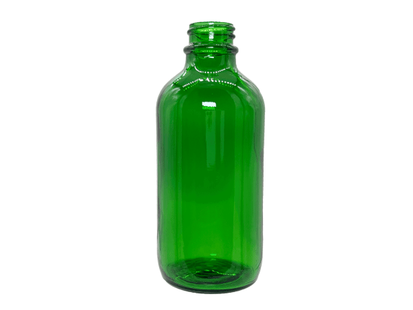 1 oz 20-400 Green Glass Boston Round