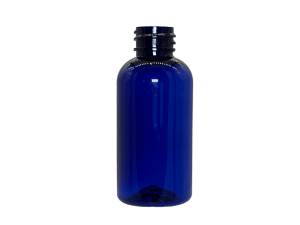 1 oz 20-410 Blue PET Boston Round