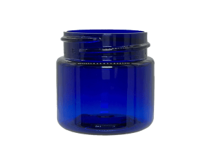 1 oz 38-400 Blue PET Single Wall Jar