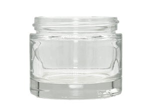 1 oz 40-400 Clear Glass Straight Sided Jar