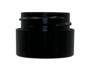 1 oz 43-400 Black PP Thick Wall Jar