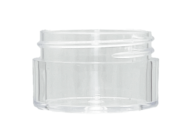 1 oz 43-400 Clear PS Thick Wall Jar