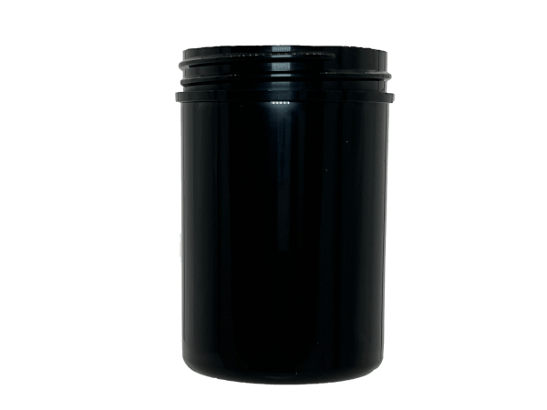 10 oz 63-400 Black PP Single Wall Jar