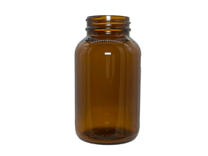 100 cc 38-400 Amber Glass Packer Bottle