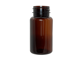 100 cc 38-400 Amber PET Packer Bottle