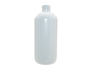12 oz 24-410 White PET Boston Round