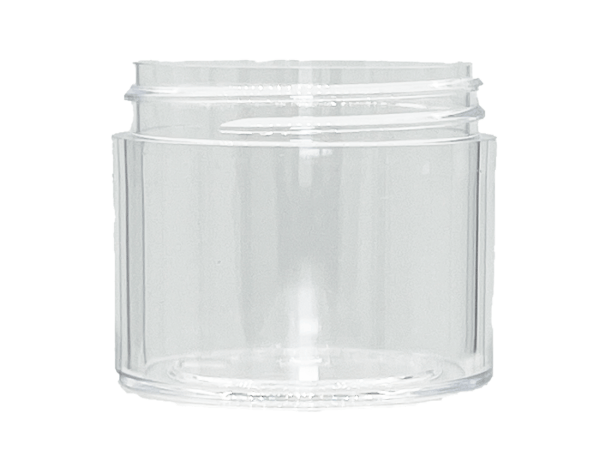 12 oz 89-400 Clear PS Thick Wall Jar