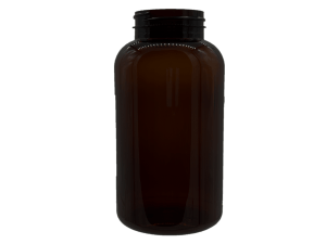120 cc 38-400 Dark Amber PET Packer Bottle