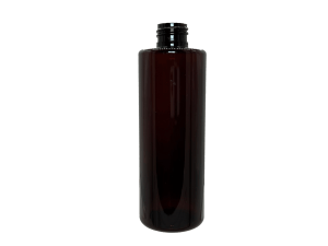 16 oz 24-410 Amber PET Cylinder Round