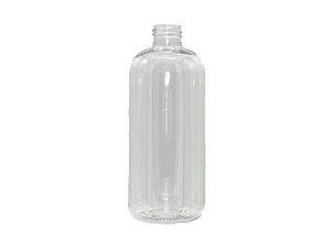 16 oz 24-410 Clear PET Boston Round