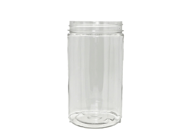 19 oz 89-400 Clear PET Single Wall Jar