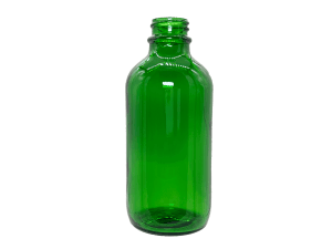 2 oz 20-400 Green Glass Boston Round