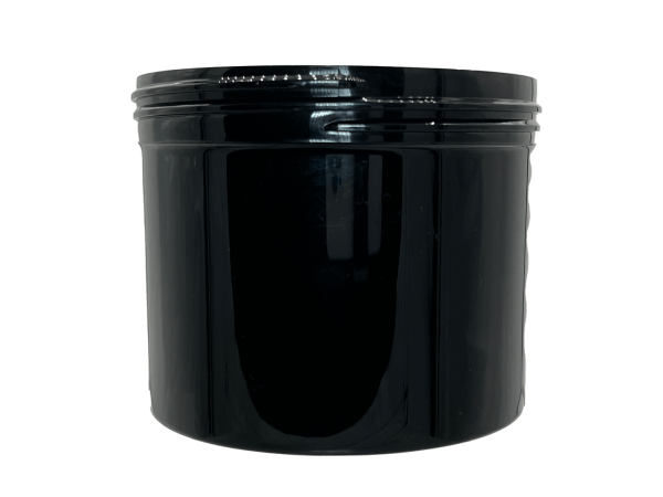 2 oz 43-400 Black PP Single Wall Jar