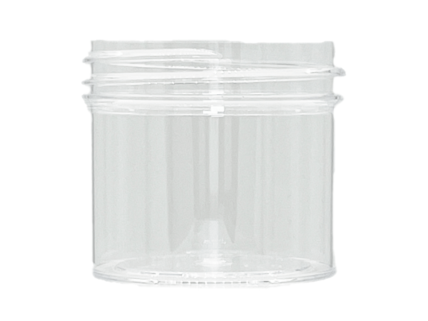 2 oz 43-400 Clear PS Single Wall Jar
