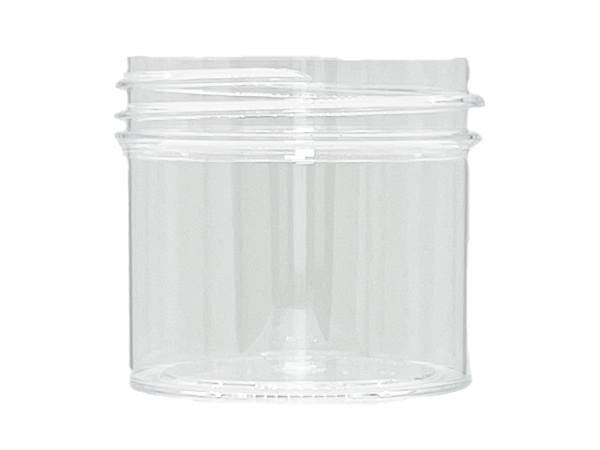 2 oz 48-400 Clear PS Single Wall Jar
