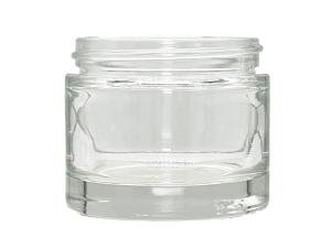 2 oz 53-400 Clear Glass Straight Sided Jar