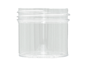 2 oz 53-400 Clear PS Single Wall Jar