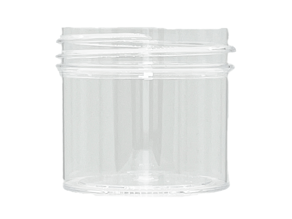 2 oz 53-400 Clear PS Single Wall Jar