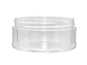 2 oz 70-400 Clear PS Thick Wall Jar