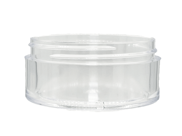 2 oz 70-400 Clear PS Thick Wall Jar