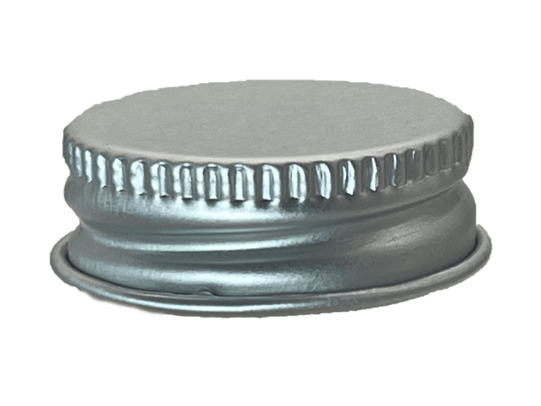 20-400 Metal Silver Continuous Thread Cap Plastisol Liner