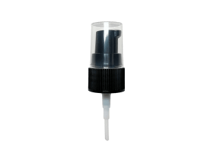 20-410 Ribbed Black Cosmetic Treatment Pump