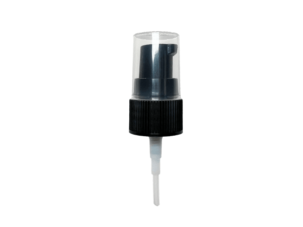 20-410 Ribbed Black Cosmetic Treatment Pump