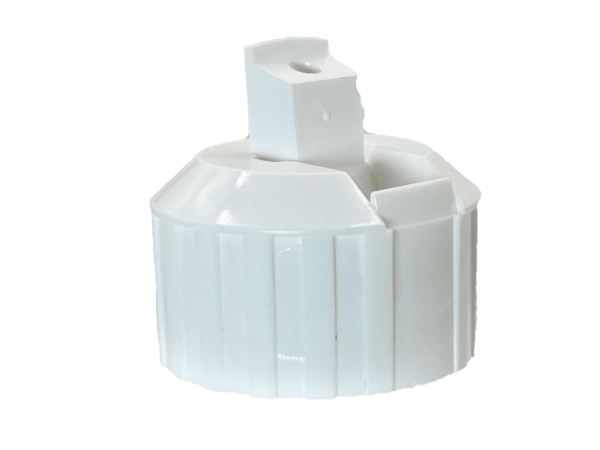 20-410 Ribbed White Spouted Cap Heat Induction Seal (HS) Liner