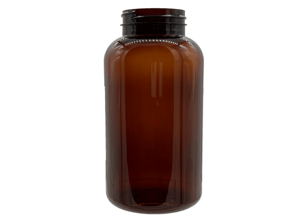200 cc 45-400 Amber PET Packer Bottle