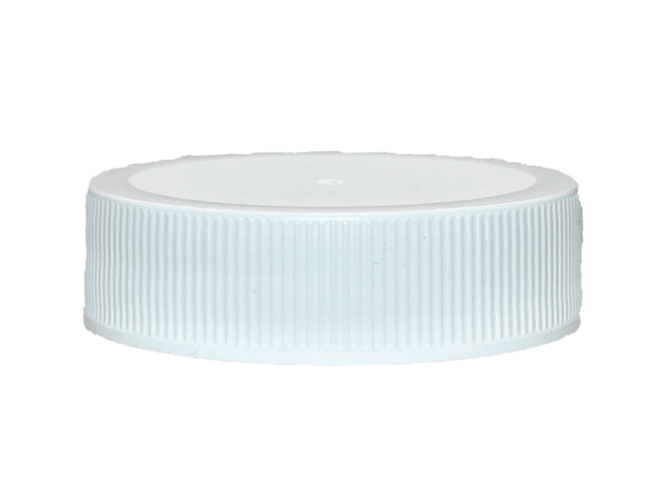 24-400 Ribbed White Continuous Thread Cap Foam Liner
