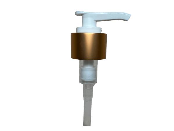 24-410 Metal Overshell Matte Gold Lotion Pump