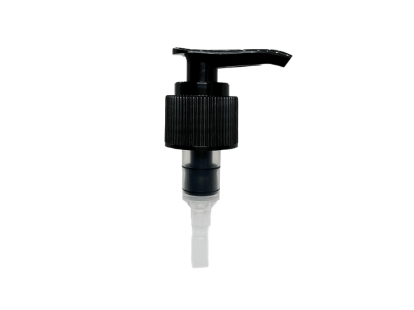 24-410 Ribbed Black Lotion Pump