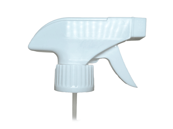 24-410 Ribbed White Trigger Sprayer
