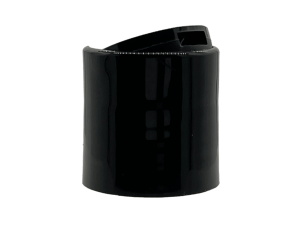 24-410 Smooth Black Disc Cap Heat Induction Seal (HS) Liner