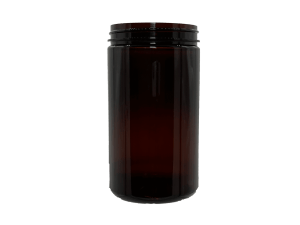 25 oz 89-400 Amber PET Single Wall Jar