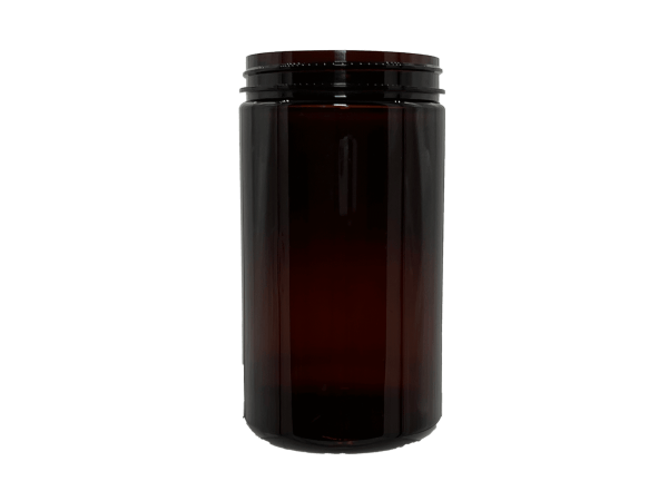 25 oz 89-400 Amber PET Single Wall Jar