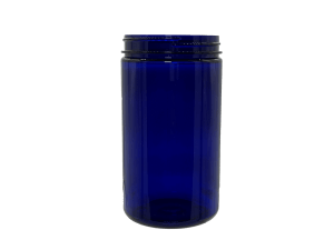 25 oz 89-400 Blue PET Single Wall Jar