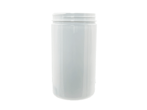 25 oz 89-400 White PET Single Wall Jar