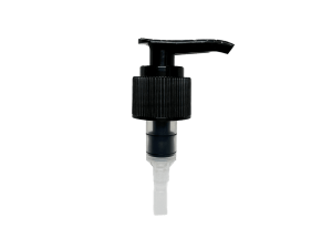 28-410 Ribbed Black Lotion Pump