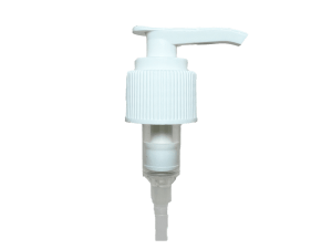 28-410 Ribbed White Lotion Pump